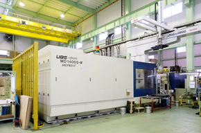 衣浦工場：450〜1400TON　INJ成形機による量産試作 対応可能[横型]